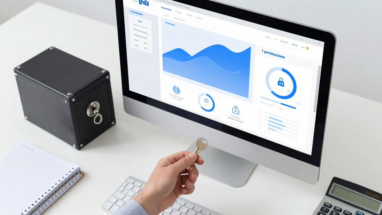 Symbolic representation of charitable asset protection and compliance