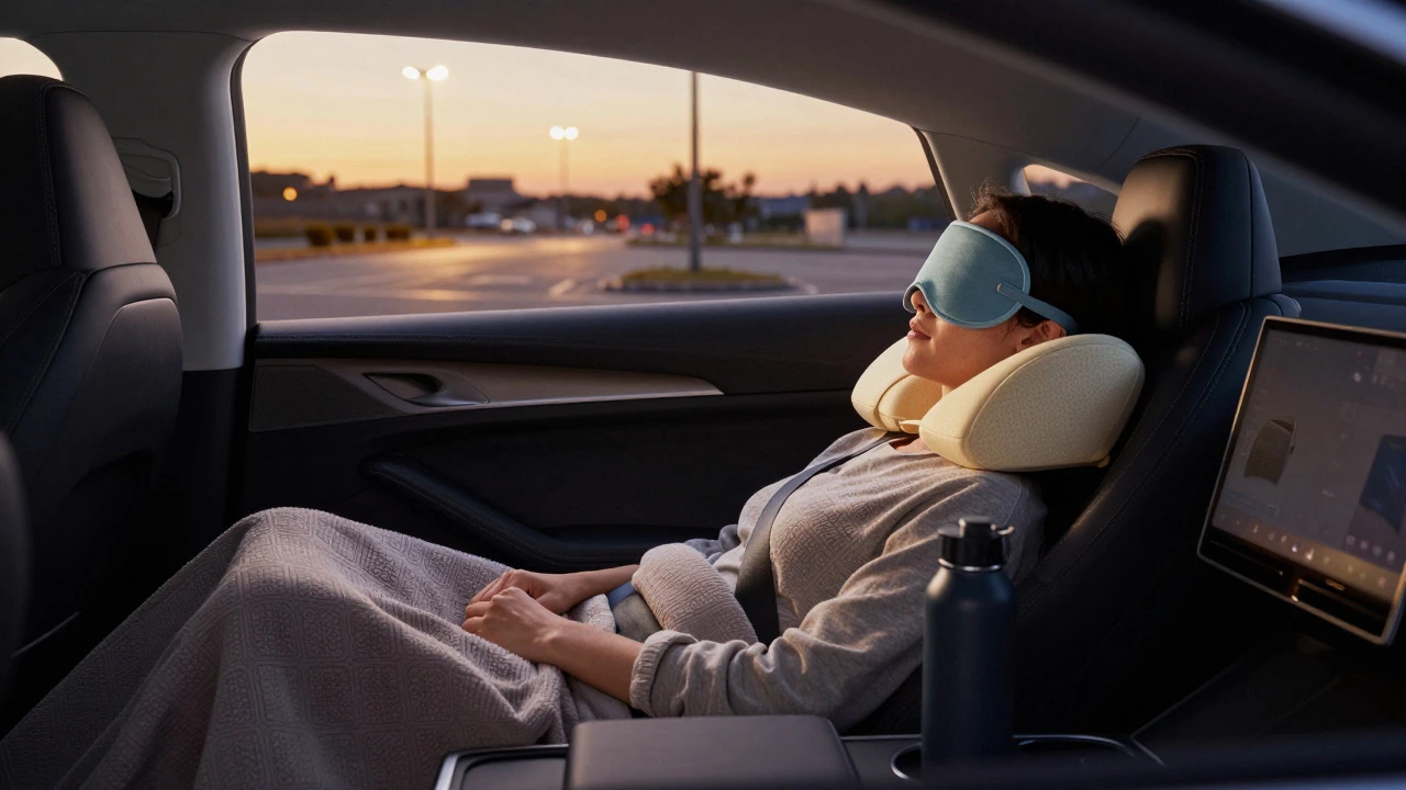 How to Sleep Sitting Up in a Car: Practical Tips for Safety and Comfort