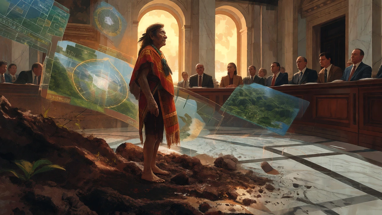 Indigenous elder bridging traditional knowledge and modern government policy